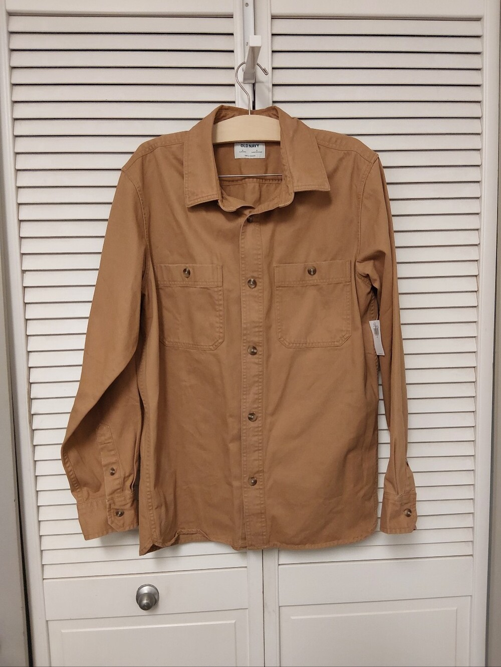 Old Navy Soft Canvas Button-Front Overshirt